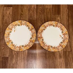 Lenox Mosaico D Italia Fruttifero Accent Plates Chuck Fischer Set of 2 9.25in